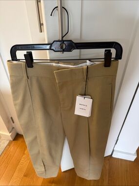 Bottega Veneta Women’s Tailored Khaki  Ankle Pants - Size 36 BNWT